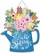 Hello Spring Decorations for Home Spring Welcome Wreaths Sign for Front Door for Home Hanging Sign(Hello Spring Style)